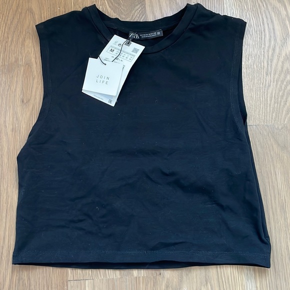 Zara Tops - Black Zara tank new with tags never worn